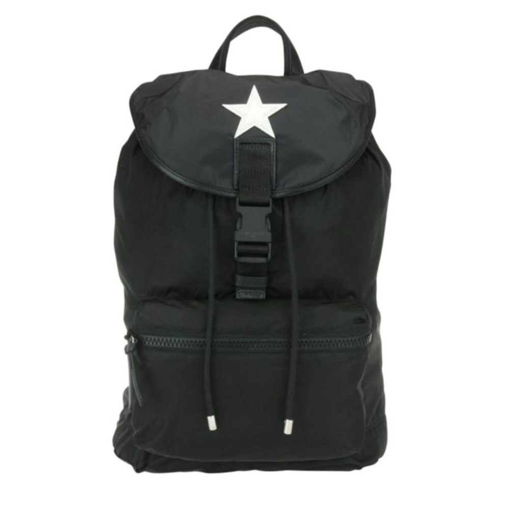 Givenchy Black Unisex Backpack with Star Emblem Pristine New w/tags